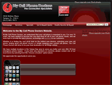 Tablet Screenshot of mycellphonedoctors.com